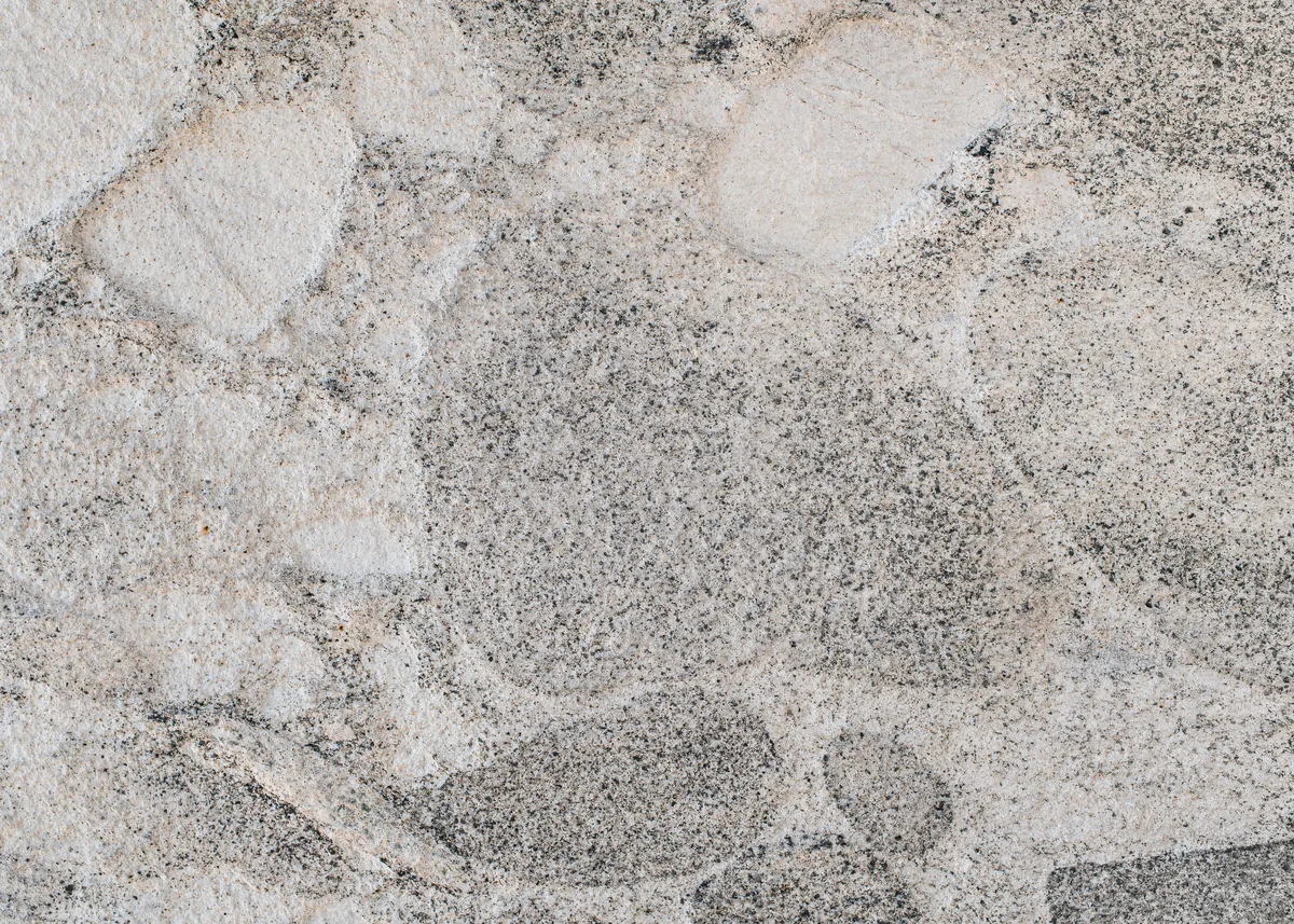 White Opal stone veneer, wall scale view